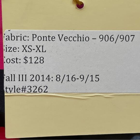 NWT Britt Ryan pink long sleeve fit & flare dress size medium M b21 - Picture 2 of 4